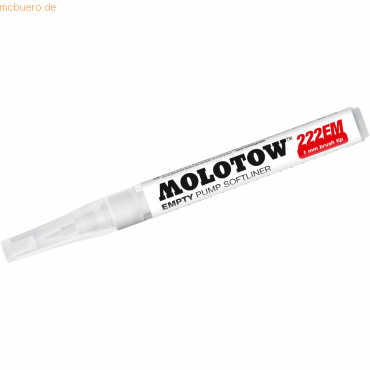 Molotow Leermarker Pump Marker System 222 EM Soft Brush