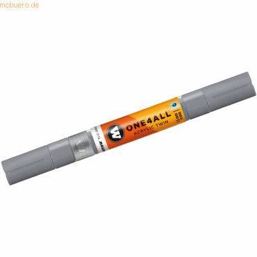 Molotow Permanentmarker One4All Acrylic Twin nachfüllbar 1,5 und 4mm c