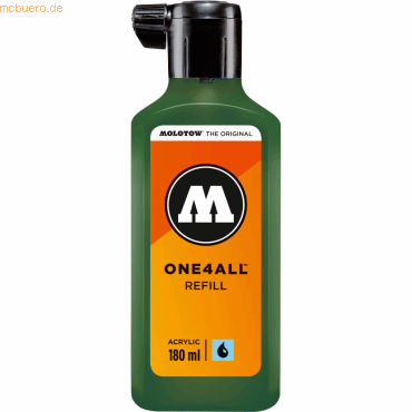 4250397601441 - Nachfüllflasche ONE4ALL ACRYLIC 180ml Nr 145 future green 4250397601441 Molotow