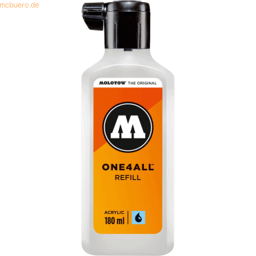 4250397601458 - Nachfüllflasche ONE4ALL ACRYLIC 180ml Nr 160 signalweiss 4250397601458 Molotow