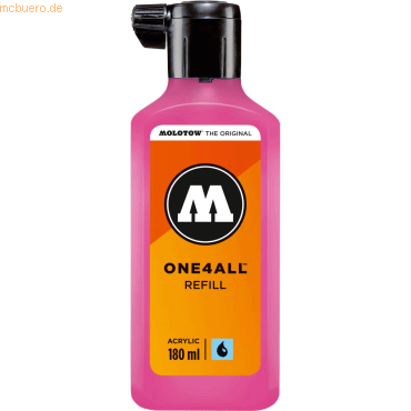 4250397601588 - Nachfüllflasche ONE4ALL ACRYLIC 180ml Nr 217 neonpink 4250397601588 Molotow