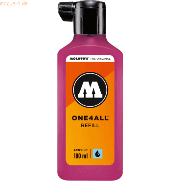 4250397623719 - Nachfüllflasche ONE4ALL ACRYLIC 180ml Nr 231 fuchsiapink 4250397623719 Molotow