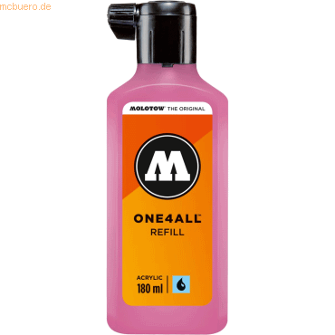 4250397623726 - Nachfüllflasche ONE4ALL ACRYLIC 180ml Nr 232 magenta 4250397623726 Molotow