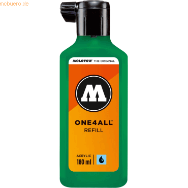 4250397623757 - Nachfüllflasche ONE4ALL ACRYLIC 180ml Nr 235 türkis 4250397623757 Molotow