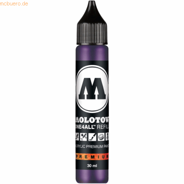 4250397601717 - Nachfüllflasche ONE4ALL ACRYLIC 30ml Nr 043 violett dunkel 4250397601717 Molotow 4250397601717 - Nachfüllflasche ONE4ALL ACRYLIC 30ml Nr 043 violett dunkel 4250397601717 Molotow