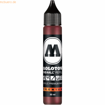 4250397601731 - Nachfüllflasche ONE4ALL ACRYLIC 30ml Nr 086 burgundrot 4250397601731 Molotow