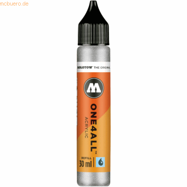 4250397635682 - Nachfüllflasche ONE4ALL ACRYLIC 30ml Nr 227 metallic silber 4250397635682 Molotow