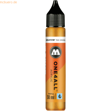 4250397635699 - Nachfüllflasche ONE4ALL ACRYLIC 30ml Nr 228 metallic gold 4250397635699 Molotow