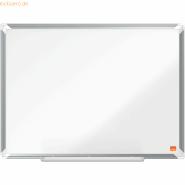 Nobo Whiteboard Premium Plus Emaille magnetisch Aluminiumrahmen 600x45