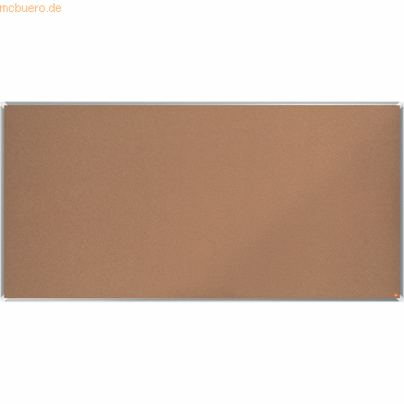 5028252608572 - Premium Plus Wandmontierbare Pinnwand 1915185 Kork Alurahmen 2000 x 1000 mm Braun