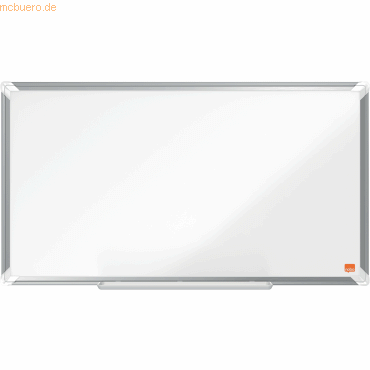 Nobo Whiteboard Premium Plus Stahl Widescreen 32 Zoll magnetisch weiß
