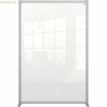 Nobo Stellwand Premium Plus Acryl Aluminiumrahmen 1200x1800mm klar