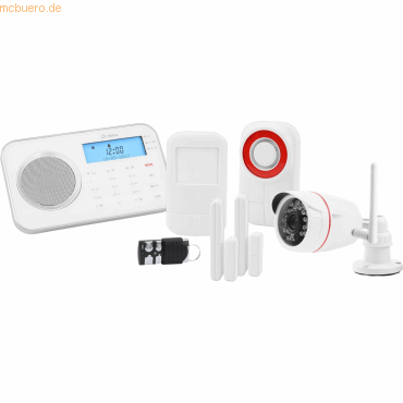 4030152060078 - OLYMPIA ProHome 8791 Funk-Alarmanlagen System mit WLAN GSM und Smart Home Funktionen