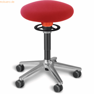 4251188311051 - Sitz- und Stehhocker Roll 54-65cm Flachsitz Gestrick rot schwarz 4251188311051 - Sitz- und Stehhocker Roll 54-65cm Flachsitz Gestrick rot schwarz