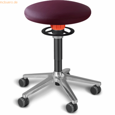 4251188311457 - Sitz- und Stehhocker Roll 54-65cm Flachsitz skai nature base lila