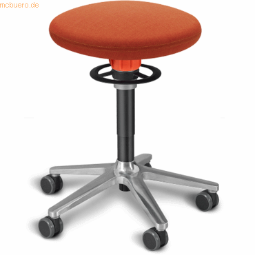 4251188311594 - Sitz- und Stehhocker Roll 54-65cm Flachsitz Kvadrat remix orange 