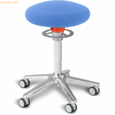 4251188311204 - Sitz- und Stehhocker Roll 54-65cm Flachsitz Gestrick hellblau wei