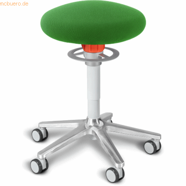 4251188311228 - Sitz- und Stehhocker Roll 54-65cm Flachsitz Gestrick grün weiß