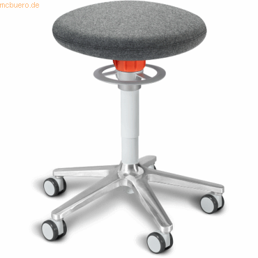 4251188311778 - Sitz- und Stehhocker Roll 54-65cm Flachsitz Kvadrat divina grau w