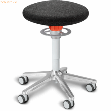 4251188311808 - Sitz- und Stehhocker Roll 54-65cm Flachsitz Kvadrat divina anthra
