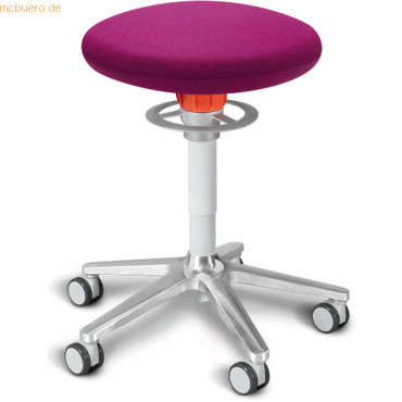 4251188311822 - Sitz- und Stehhocker Roll 54-65cm Flachsitz Kvadrat divina pink w
