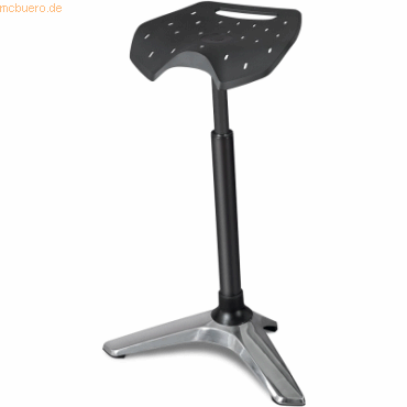 4251188315066 - Sitz- und Stehhocker Stand 61-90cm Sattelsitz Kunststoff schwarz 