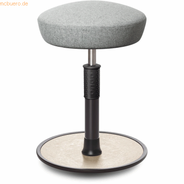 4251188365450 - Sitz- Stehhocker Free Regular Hutsitz kvadrat Divina hgrau schw