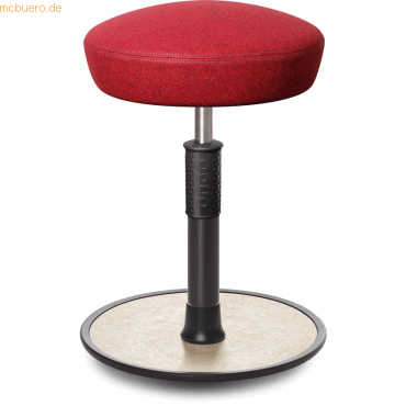 4251188365481 - Sitz- Stehhocker Free Regular Hutsitz kvadrat Divina Mel Rot sch