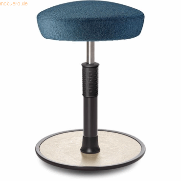 4251188365627 - Sitz- Stehhocker Free Regular Hutsitz Camira Rivet Ozeanblau schw