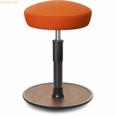 4251188365924 - Sitz- Stehhocker Free Regular Hutsitz kvadrat Remix Orange schwar