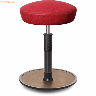 4251188365979 - Sitz- Stehhocker Free Regular Hutsitz kvadrat Divina Mel Rot sch