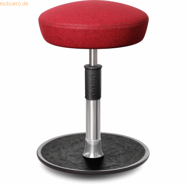 4251188366952 - Sitz- Stehhocker Free Regular Hutsitz kvadrat Divina Mel Rot Chr