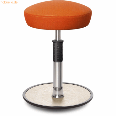 4251188367393 - Sitz- Stehhocker Free Regular Hutsitz kvadrat Remix Orange chrom