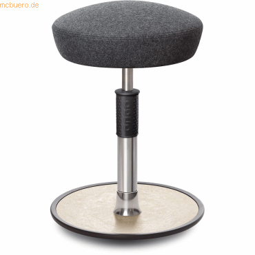 4251188367423 - Sitz- Stehhocker Free Regular Hutsitz kvadrat Divina Mel Grau Ch