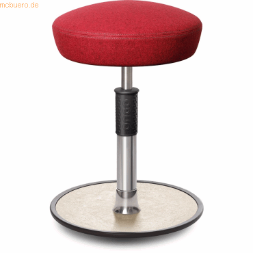 4251188367447 - Sitz- Stehhocker Free Regular Hutsitz kvadrat Divina Mel Rot Chr