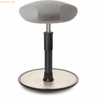 4251188371581 - Sitz- Stehhocker Free Regular Triangel kvadrat Divina hgrau schw