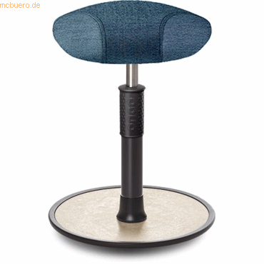 4251188371758 - Sitz- Stehhocker Free Regular Triangel Camira Rivet Ozeanblau sch