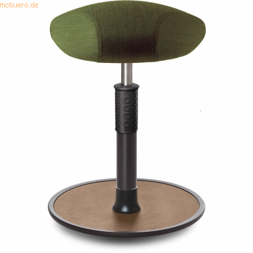 4251188372045 - Sitz- Stehhocker Free Regular Triangel kvadrat Remix Olive schwar