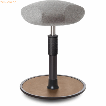 4251188372076 - Sitz- Stehhocker Free Regular Triangel kvadrat Divina hgrau schw