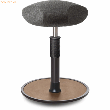 4251188372083 - Sitz- Stehhocker Free Regular Triangel kvadrat Divina Mel Grau s