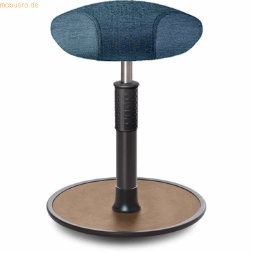 4251188372243 - Sitz- Stehhocker Free Regular Triangel Camira Rivet Ozeanblau sch