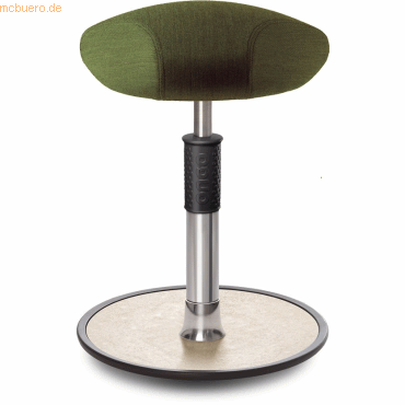 4251188373516 - Sitz- Stehhocker Free Regular Triangel kvadrat Remix Olive chrom