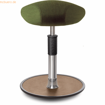 4251188374001 - Sitz- Stehhocker Free Regular Triangel kvadrat Remix Olive Chrom