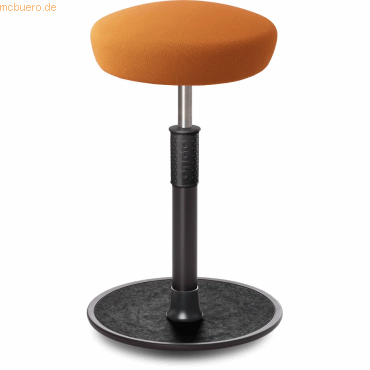 4251188378511 - Sitz- Stehhocker Free Tall Hutsitz Gestrick Orange schwarz  schwa