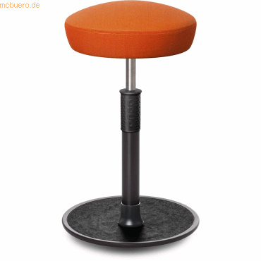 4251188378672 - Sitz- Stehhocker Free Tall Hutsitz kvadrat Remix Orange schwarz  