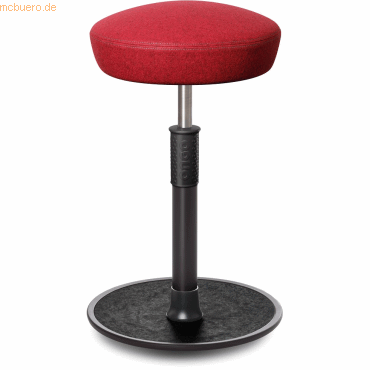 4251188378726 - Sitz- Stehhocker Free Tall Hutsitz kvadrat Divina Mel Rot schwar