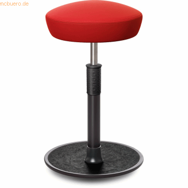 4251188378870 - Sitz- Stehhocker Free Tall Hutsitz skai Dynactiv Makari 160 Rot s