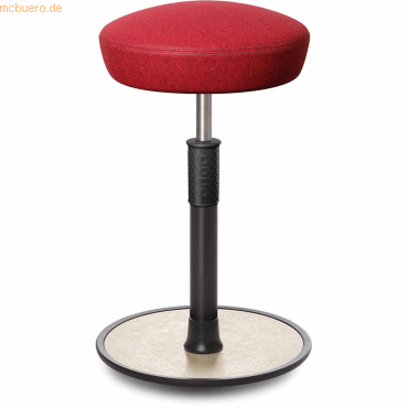 4251188379204 - Sitz- Stehhocker Free Tall Hutsitz kvadrat Divina Melange Rot sch