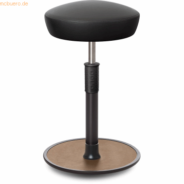 4251188368666 - Sitz- Stehhocker Free Tall Hutsitz skai Kunstleder schwarz schwar