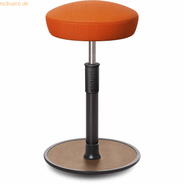 4251188368765 - Sitz- Stehhocker Free Tall Hutsitz kvadrat Remix Orange schwarz  